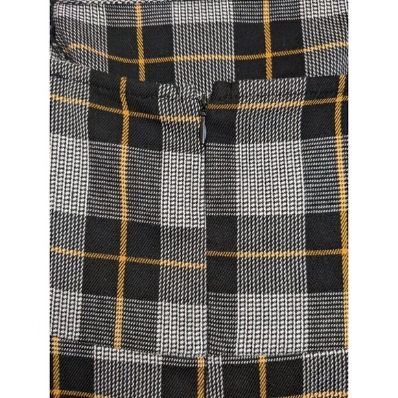 Forever 21 S Small Black And Gold Flannel Design Dress - Picture 5 of 5